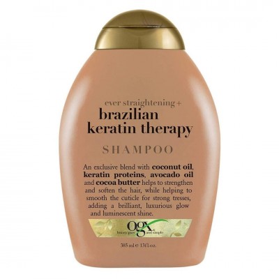 Dầu Gội OGX Ever Straightening + Brazilian Keratin Therapy Shampoo