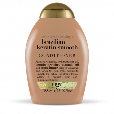 Dầu Xả OGX Ever Straightening + Brazilian Keratin Therapy Conditioner 