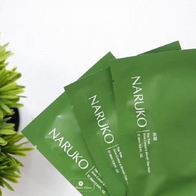 Naruko – Trà tràm – Mặt nạ trà tràm kiểm soát dầu và mụn hộp 8 miếng