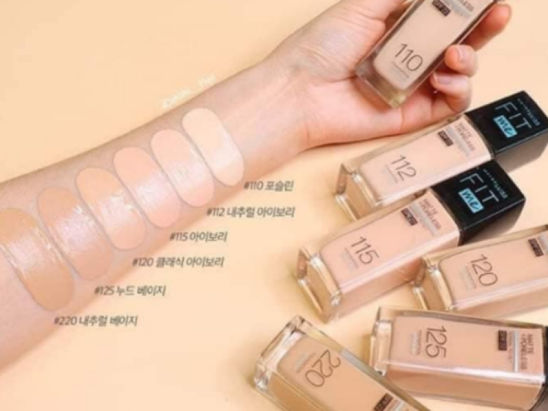 Kem Nền Kiềm Dầu, Cho Lớp Nền Mịn Lì Tự Nhiên Maybelline Fit Me Matte Poreless Foundation 30ml