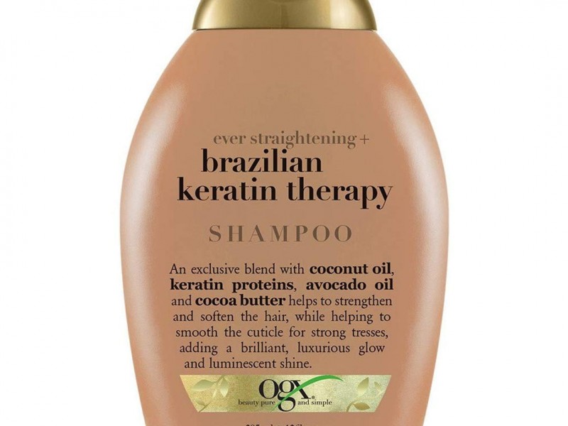 Dầu Gội OGX Ever Straightening + Brazilian Keratin Therapy Shampoo