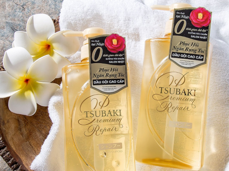 Dầu Gội Phục Hồi & Ngăn Ngừa Rụng Tóc Tsubaki Premium Repair Shampoo