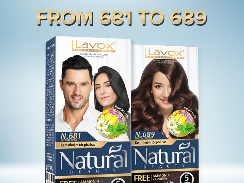 Nhuộm Phủ Bạc Lavox Natural Beauty Conditoner Cream 40g