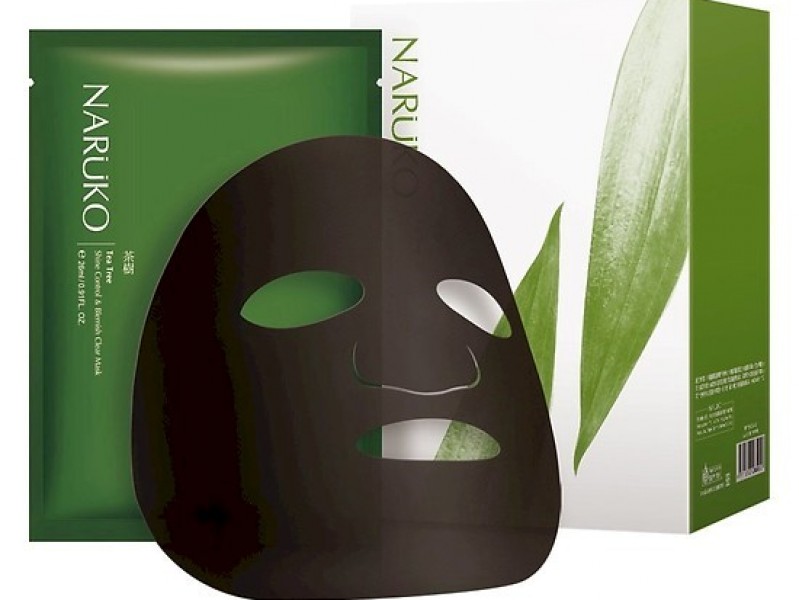 Naruko – Trà tràm – Mặt nạ trà tràm kiểm soát dầu và mụn hộp 8 miếng