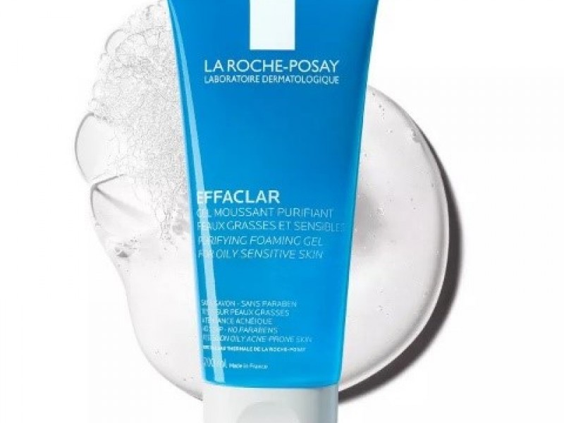 La Roche Posay Effaclar Gel rửa mặt cho da dầu mụn nhạy cảm 200ml