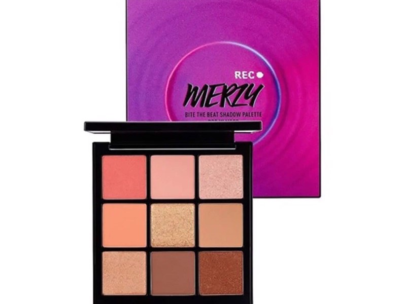 Bảng Phấn Trang Điểm Đa Năng Merzy Bite The Beat Shadow Palette Pop In Mood