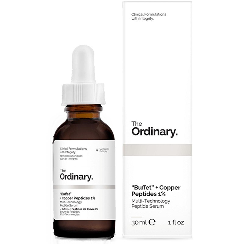 The Ordinary “Buffet” + Copper Peptides 1% (Tinh chất tái tạo da, chống lão hóa từ gốc)