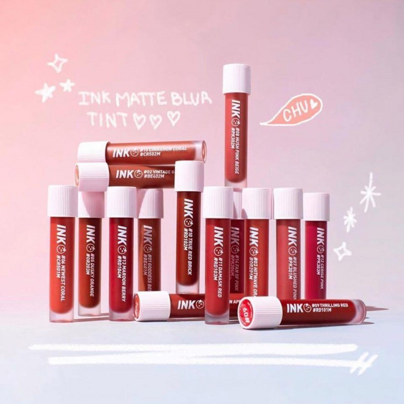Son Kem Lì Siêu Mịn Peripera Ink Matte Blur Tint