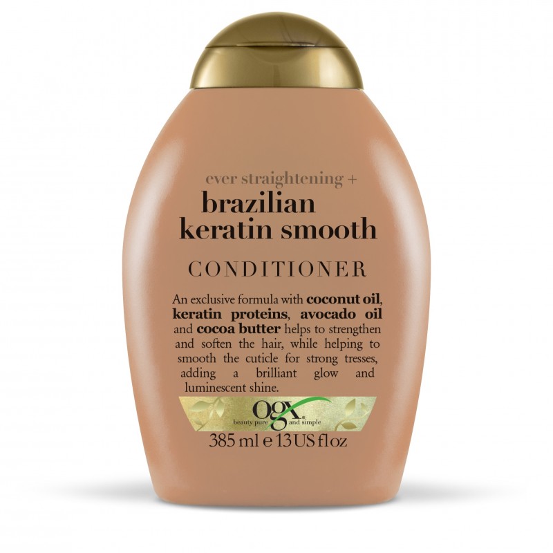 Dầu Xả OGX Ever Straightening + Brazilian Keratin Therapy Conditioner 