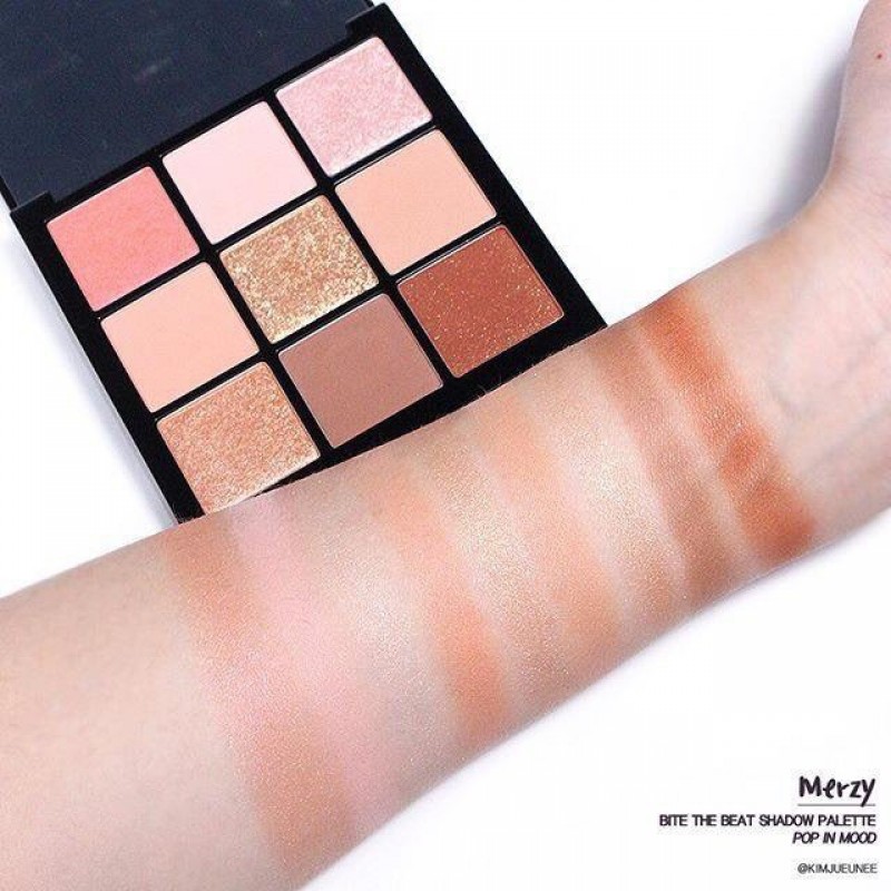 Bảng Phấn Trang Điểm Đa Năng Merzy Bite The Beat Shadow Palette Pop In Mood